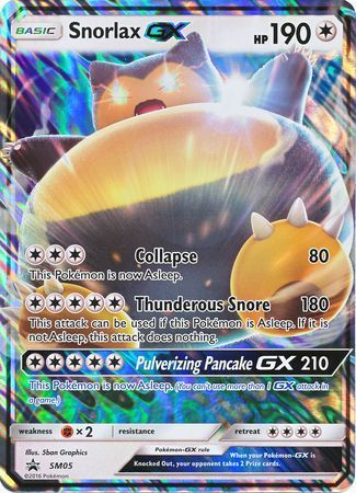 Snorlax GX (SM05) (Jumbo Card) [Sun & Moon: Black Star Promos] | Jack's On Queen