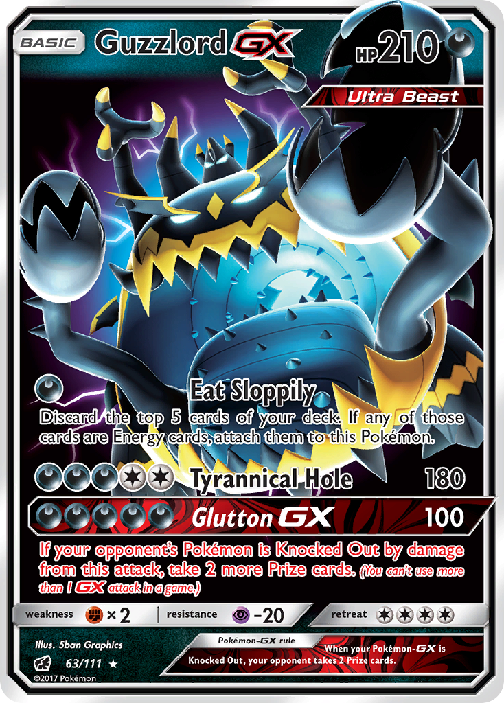 Guzzlord GX (63/111) [Sun & Moon: Crimson Invasion] | Jack's On Queen
