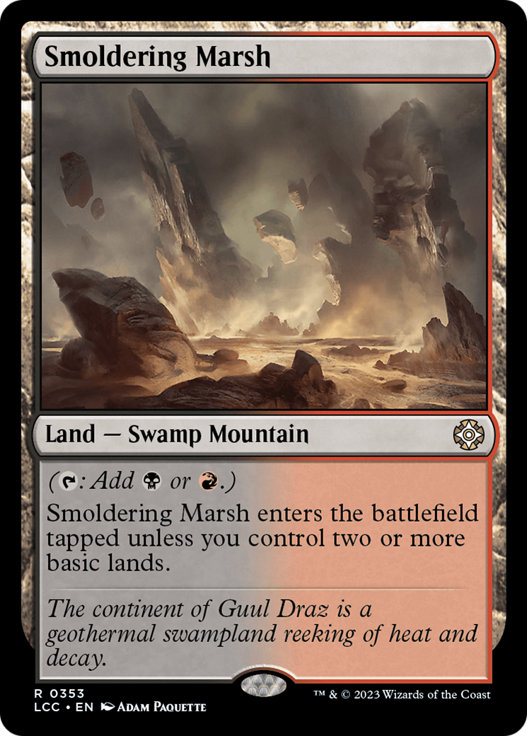 Smoldering Marsh [The Lost Caverns of Ixalan Commander] | Jack's On Queen