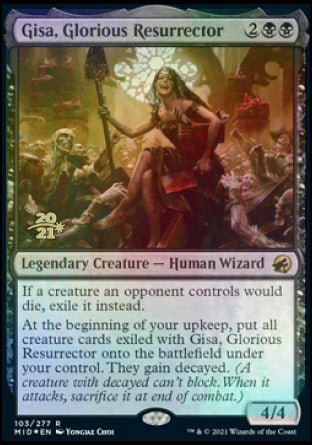 Gisa, Glorious Resurrector [Innistrad: Midnight Hunt Prerelease Promos] | Jack's On Queen