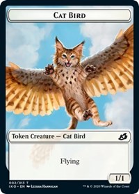 Cat Bird // Human Soldier (004) Double-sided Token [Ikoria: Lair of Behemoths Tokens] | Jack's On Queen