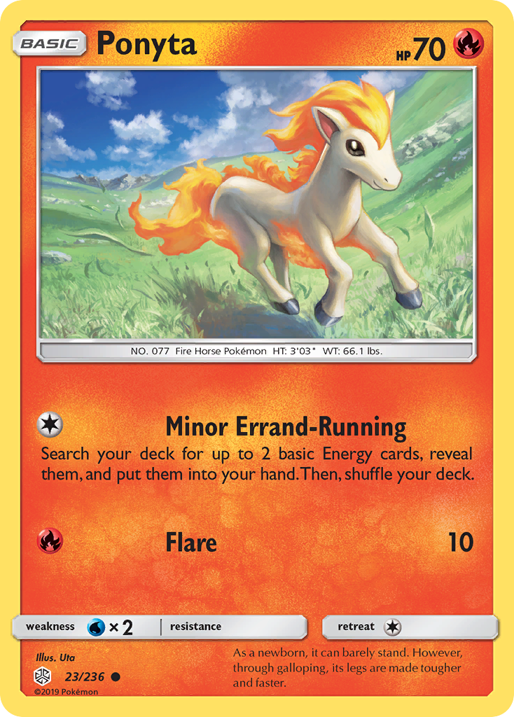 Ponyta (23/236) [Sun & Moon: Cosmic Eclipse] | Jack's On Queen