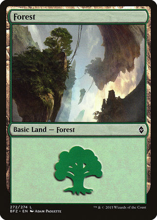 Forest (272) [Battle for Zendikar] | Jack's On Queen