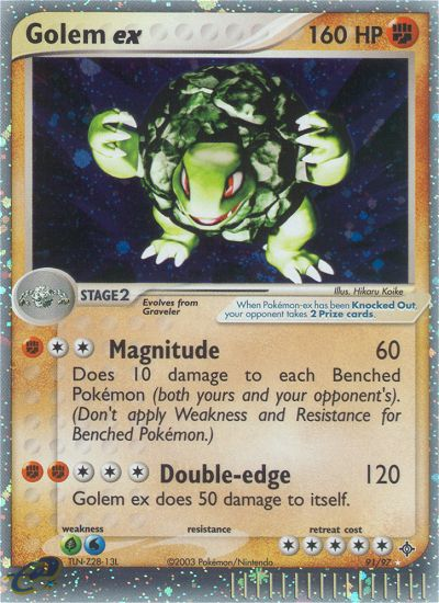 Golem ex (91/97) [EX: Dragon] | Jack's On Queen