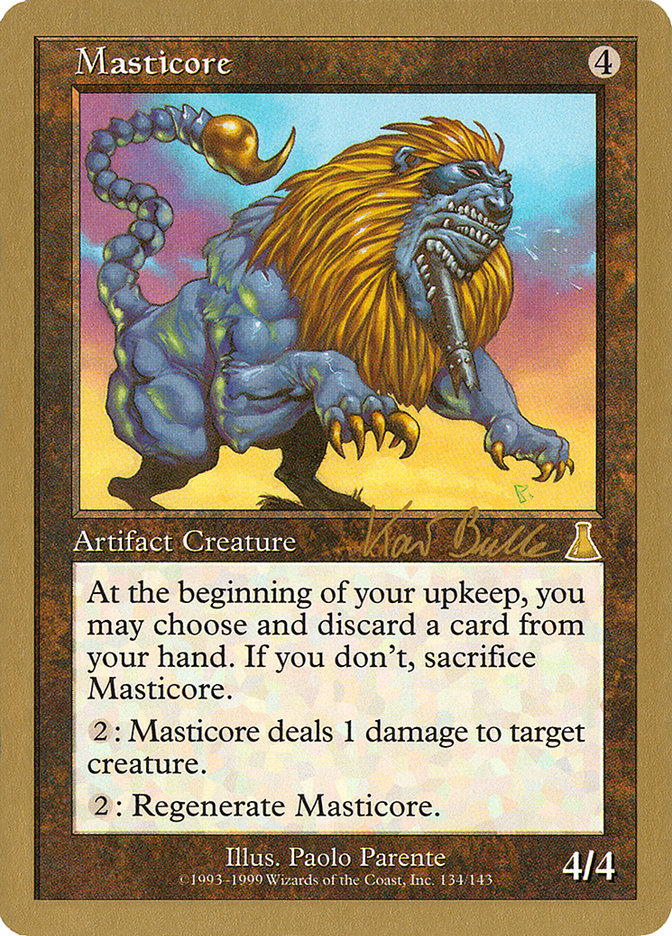 Masticore (Kai Budde) [World Championship Decks 1999] | Jack's On Queen