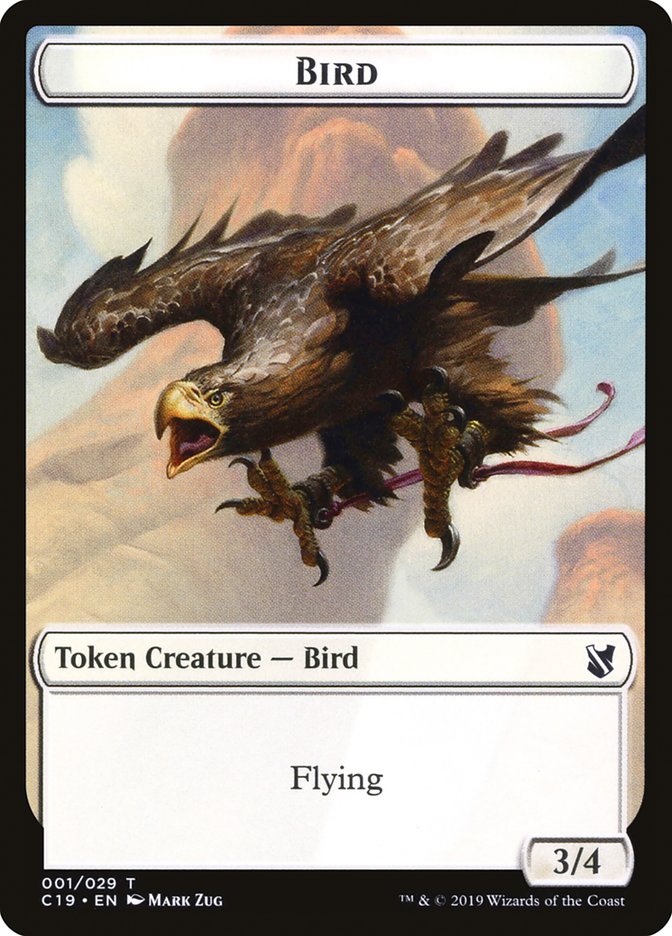 Bird (001/029) [Commander 2019 Tokens] | Jack's On Queen