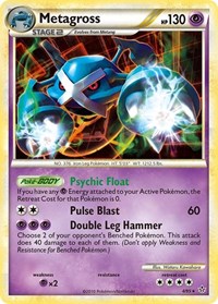 Metagross (4/95) (Cracked Ice Holo) (Theme Deck Exclusive) [HeartGold & SoulSilver: Unleashed] | Jack's On Queen