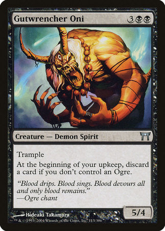 Gutwrencher Oni [Champions of Kamigawa] | Jack's On Queen
