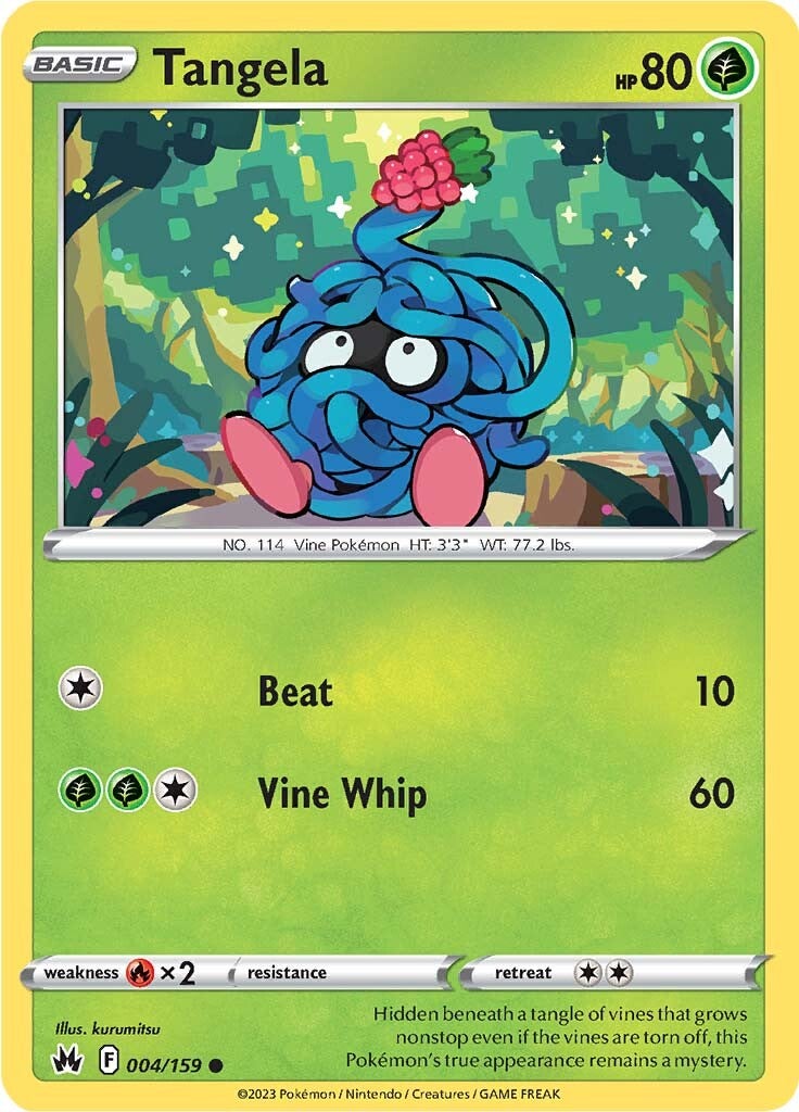 Tangela (004/159) [Sword & Shield: Crown Zenith] | Jack's On Queen