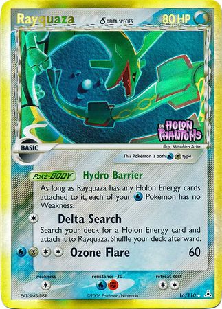 Rayquaza (16/110) (Delta Species) (Stamped) [EX: Holon Phantoms] | Jack's On Queen