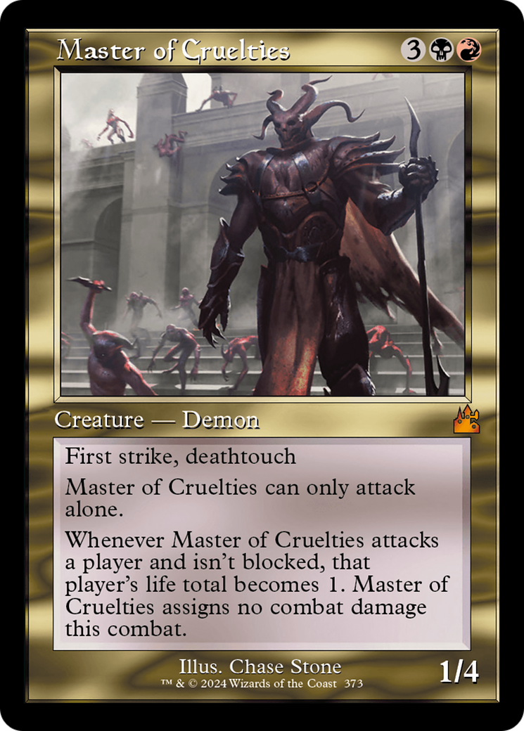 Master of Cruelties (Retro Frame) [Ravnica Remastered] | Jack's On Queen