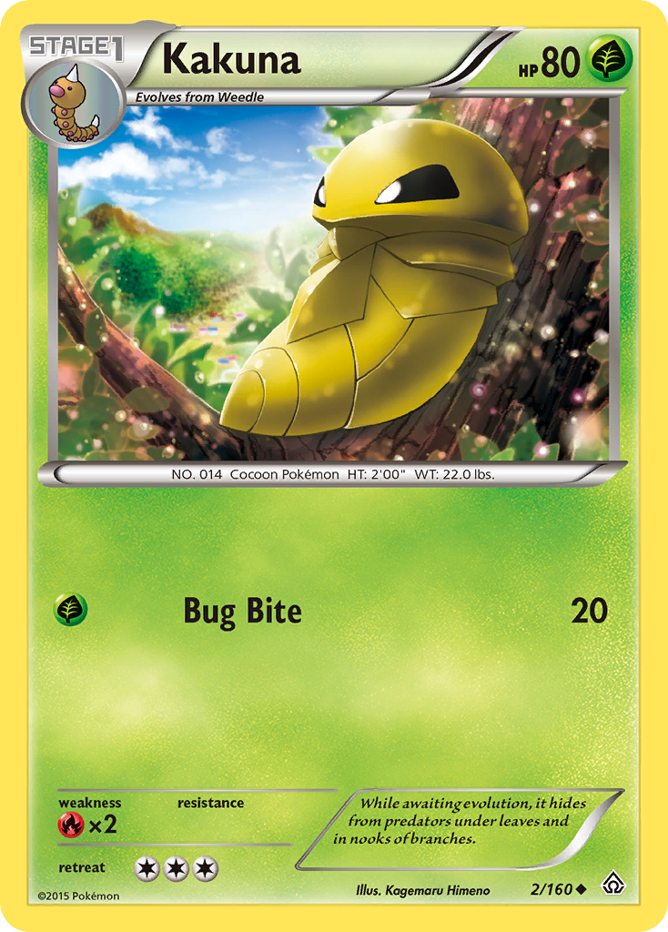 Kakuna (2/160) [XY: Primal Clash] | Jack's On Queen