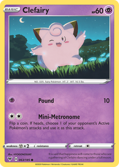 Clefairy (063/185) [Sword & Shield: Vivid Voltage] | Jack's On Queen