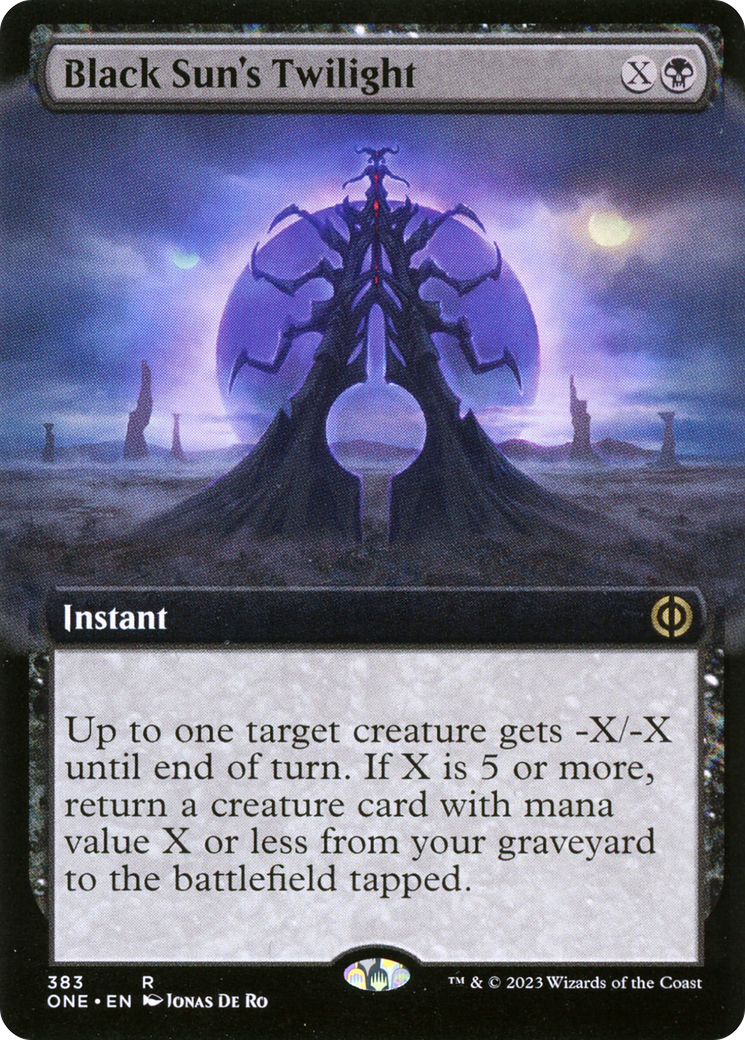 Black Sun's Twilight (Extended Art) [Phyrexia: All Will Be One] | Jack's On Queen