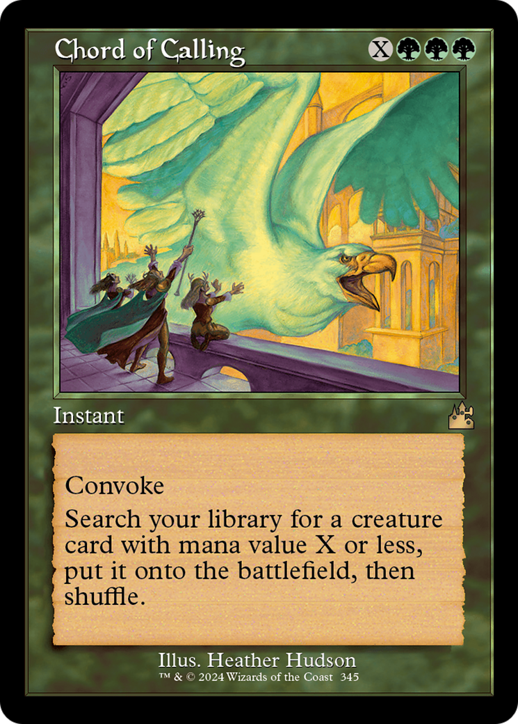 Chord of Calling (Retro Frame) [Ravnica Remastered] | Jack's On Queen