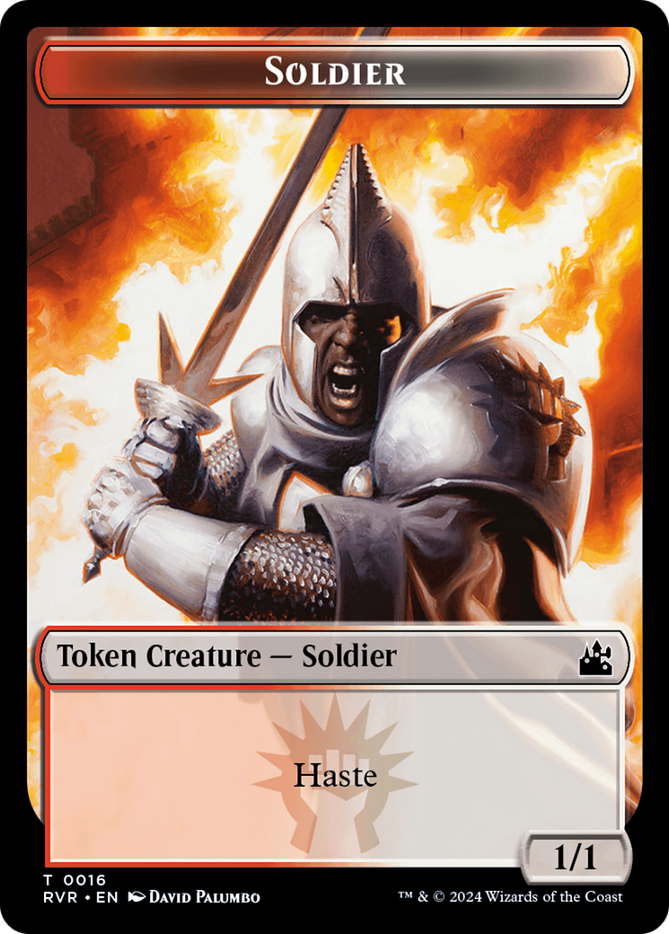 Soldier Token [Ravnica Remastered Tokens] | Jack's On Queen