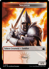 Goblin (0008) // Soldier Double-Sided Token [Ravnica Remastered Tokens] | Jack's On Queen