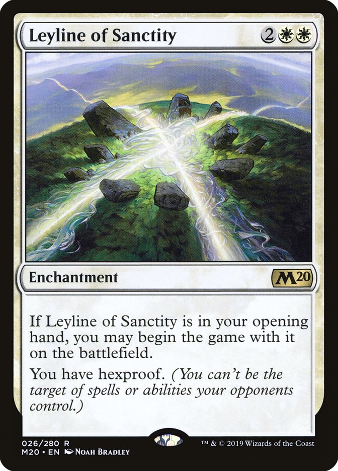 Leyline of Sanctity [Core Set 2020] | Jack's On Queen