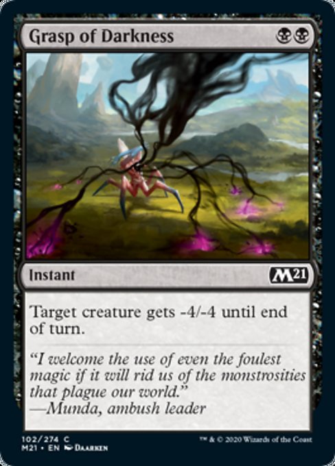 Grasp of Darkness [Core Set 2021] | Jack's On Queen