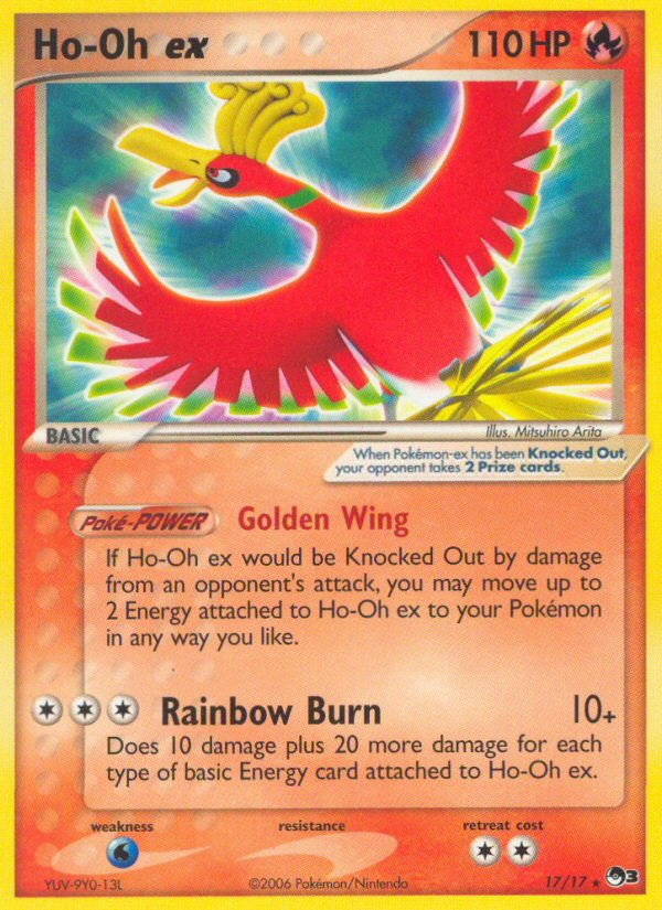 Ho-Oh ex (17/17) (Holo) [POP Series 3] | Jack's On Queen