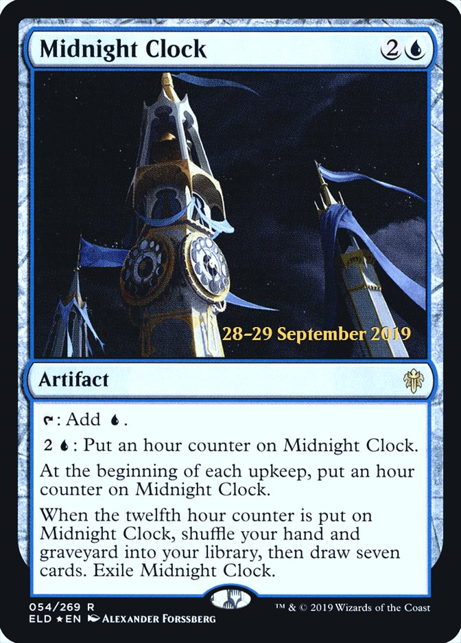 Midnight Clock  [Throne of Eldraine Prerelease Promos] | Jack's On Queen