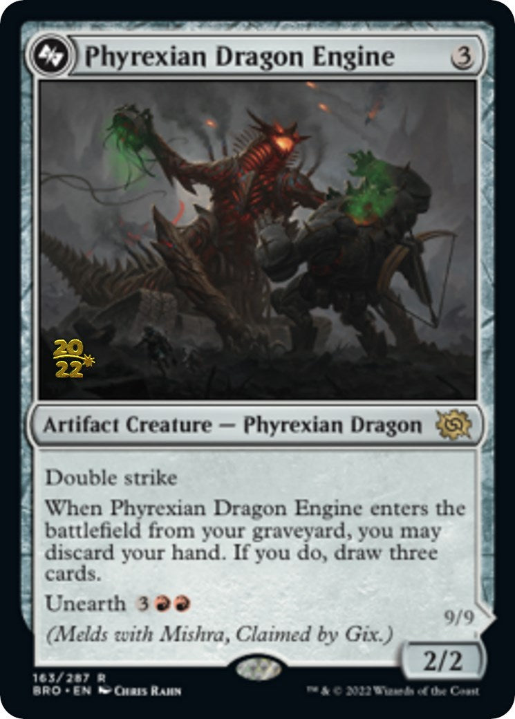 Phyrexian Dragon Engine [The Brothers' War: Prerelease Promos] | Jack's On Queen
