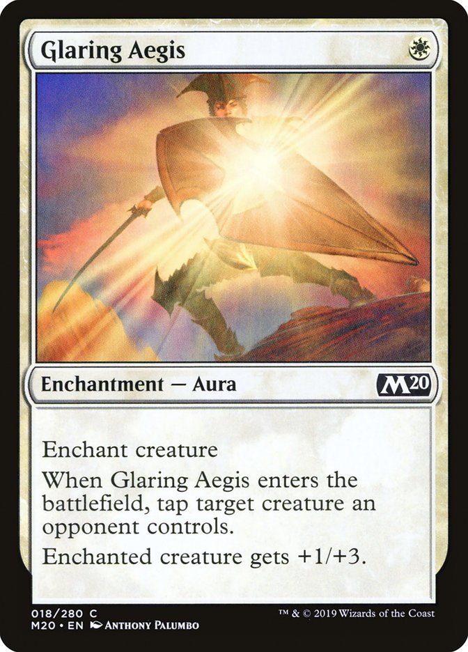 Glaring Aegis [Core Set 2020] | Jack's On Queen