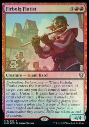 Firbolg Flutist [Commander Legends: Battle for Baldur's Gate Prerelease Promos] | Jack's On Queen