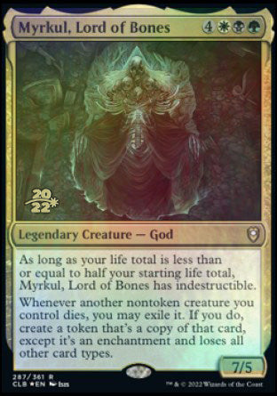 Myrkul, Lord of Bones [Commander Legends: Battle for Baldur's Gate Prerelease Promos] | Jack's On Queen