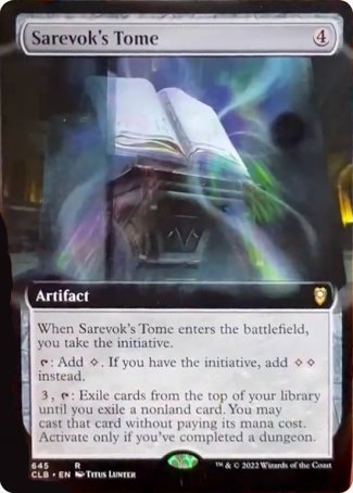 Sarevok's Tome (Extended Art) [Commander Legends: Battle for Baldur's Gate] | Jack's On Queen