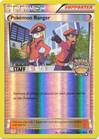 Pokemon Ranger (104/114) (Regional Championship Promo Staff) [XY: Steam Siege] | Jack's On Queen