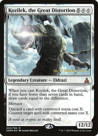 Kozilek, the Great Distortion [Oath of the Gatewatch Promos] | Jack's On Queen