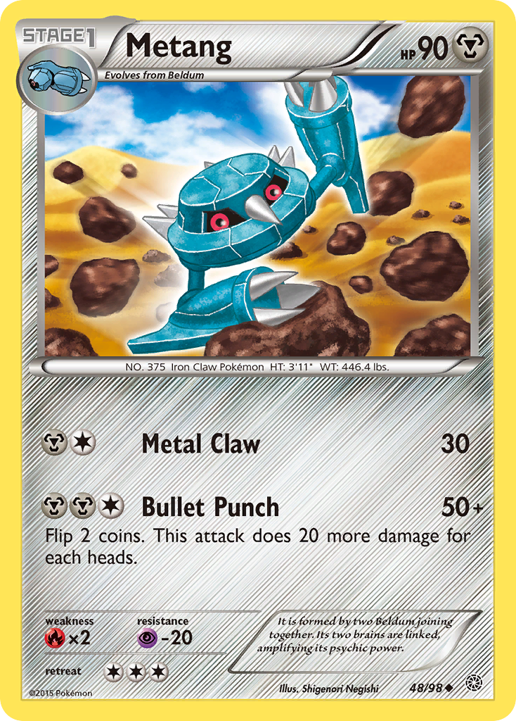 Metang (48/98) [XY: Ancient Origins] | Jack's On Queen