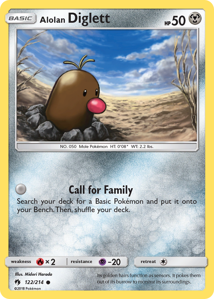 Alolan Diglett (122/214) [Sun & Moon: Lost Thunder] | Jack's On Queen