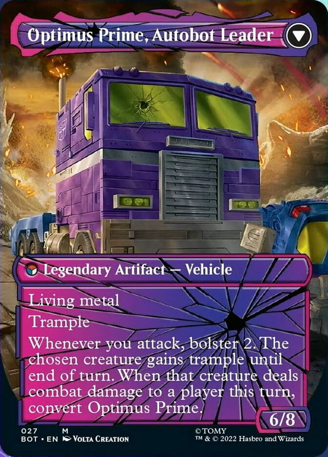 Optimus Prime, Hero // Optimus Prime, Autobot Leader (Shattered Glass) [Universes Beyond: Transformers] | Jack's On Queen