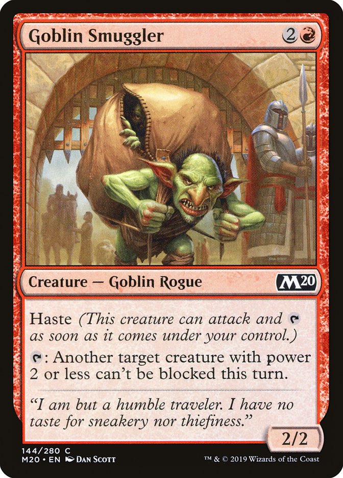 Goblin Smuggler [Core Set 2020] | Jack's On Queen