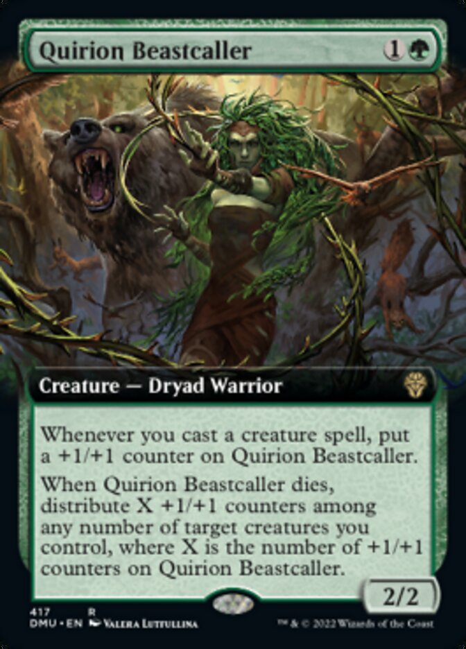 Quirion Beastcaller (Extended Art) [Dominaria United] | Jack's On Queen