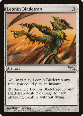 Leonin Bladetrap [Mirrodin] | Jack's On Queen