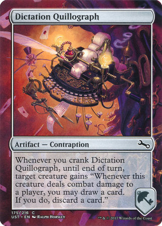 Dictation Quillograph [Unstable] | Jack's On Queen