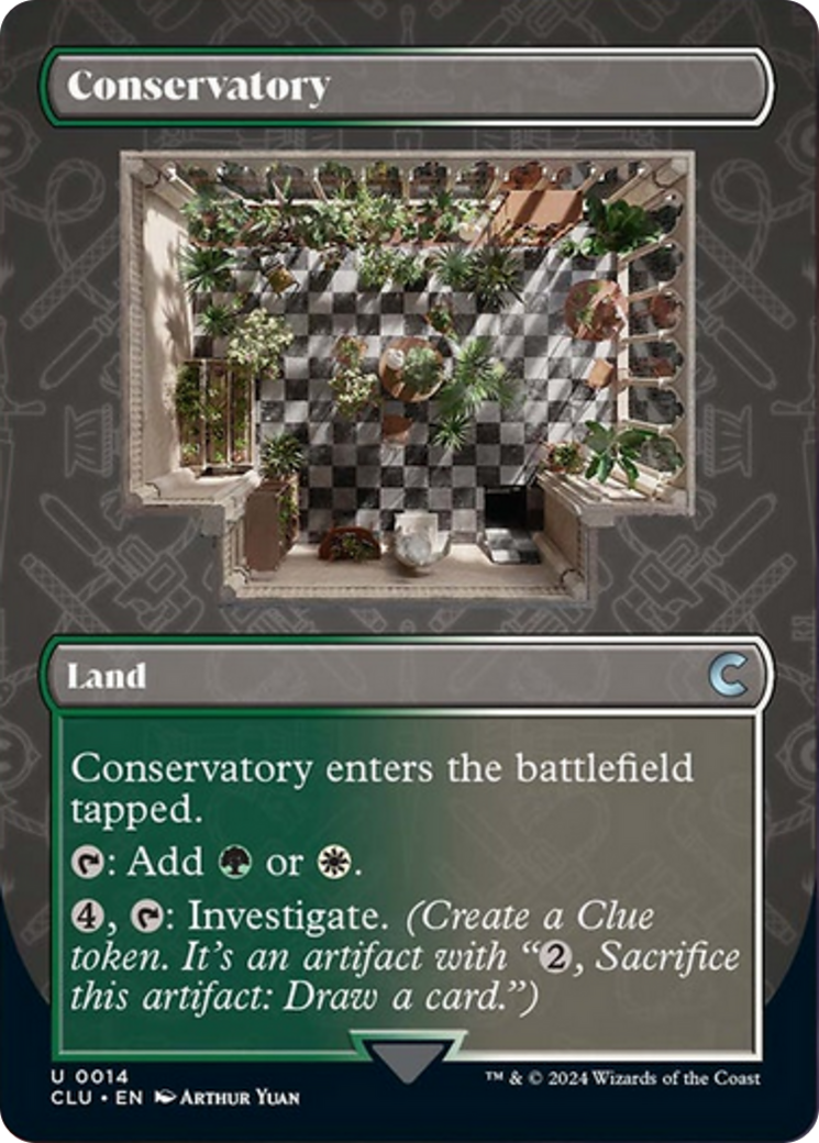 Conservatory (Borderless) [Ravnica: Clue Edition] | Jack's On Queen