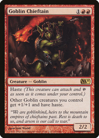 Goblin Chieftain [Magic 2011] | Jack's On Queen