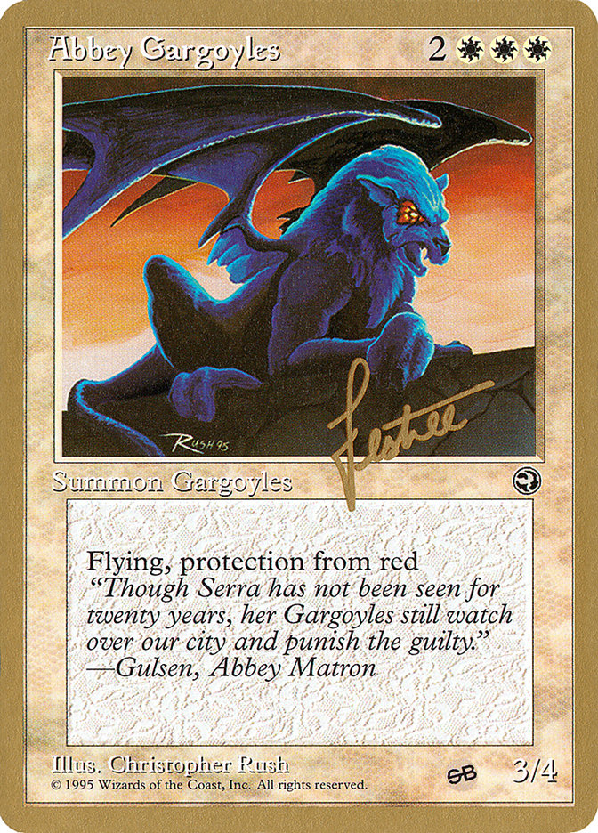 Abbey Gargoyles (Bertrand Lestree) (SB) [Pro Tour Collector Set] | Jack's On Queen