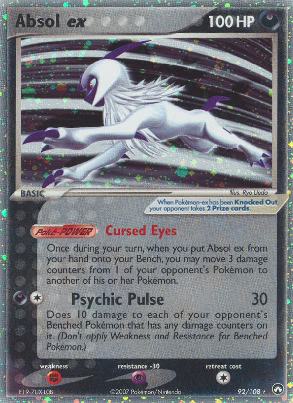 Absol ex (92/108) [EX: Power Keepers] | Jack's On Queen