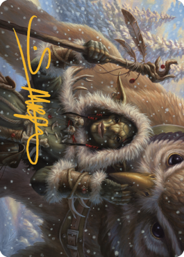 Owlbear Shepherd Art Card (Gold-Stamped Signature) [Commander Legends: Battle for Baldur's Gate Art Series] | Jack's On Queen