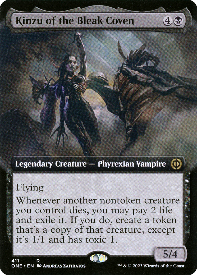 Kinzu of the Bleak Coven (Extended Art) [Phyrexia: All Will Be One] | Jack's On Queen