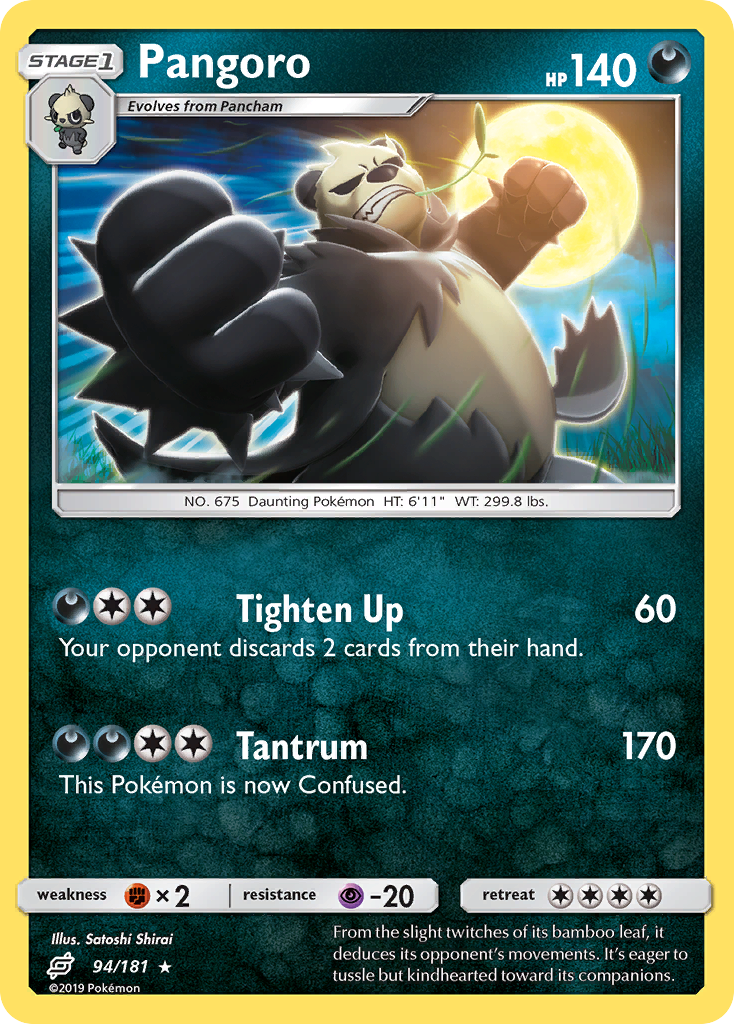 Pangoro (94/181) [Sun & Moon: Team Up] | Jack's On Queen