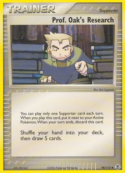 Prof. Oak's Research (98/112) [EX: FireRed & LeafGreen] | Jack's On Queen