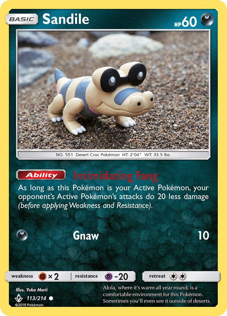 Sandile (113/214) [Sun & Moon: Unbroken Bonds] | Jack's On Queen