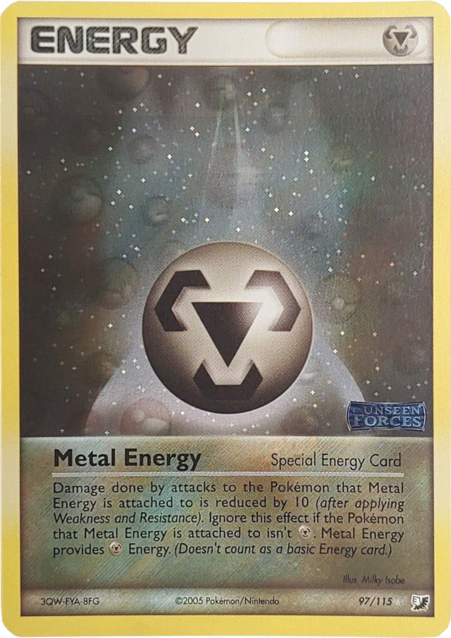 Metal Energy (97/115) (Stamped) [EX: Unseen Forces] | Jack's On Queen