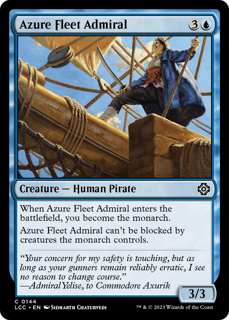 Azure Fleet Admiral [The Lost Caverns of Ixalan Commander] | Jack's On Queen